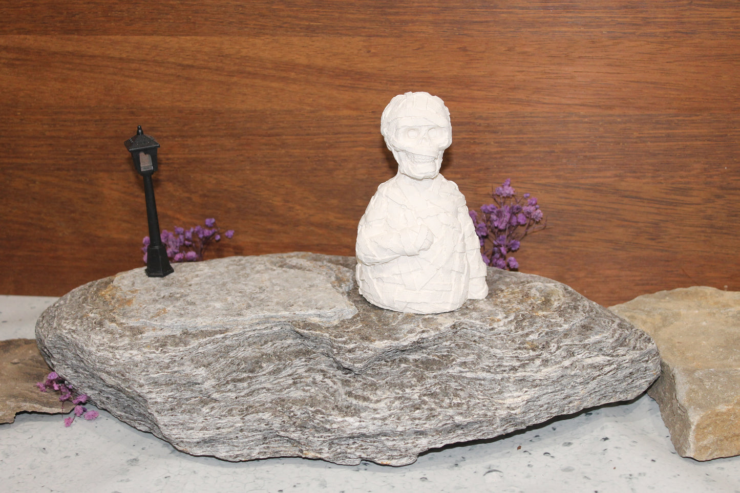 Large Plaster Mummy Statue