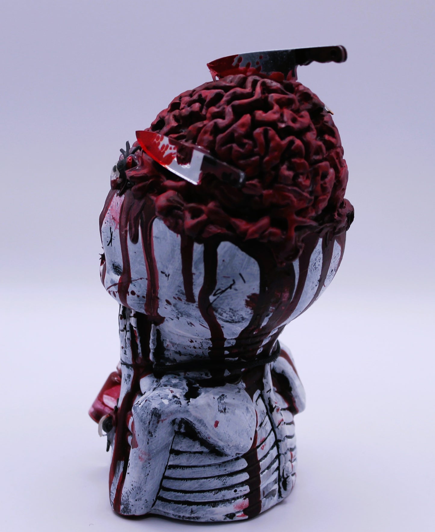 The Bleeding Thinker Horror Skeleton