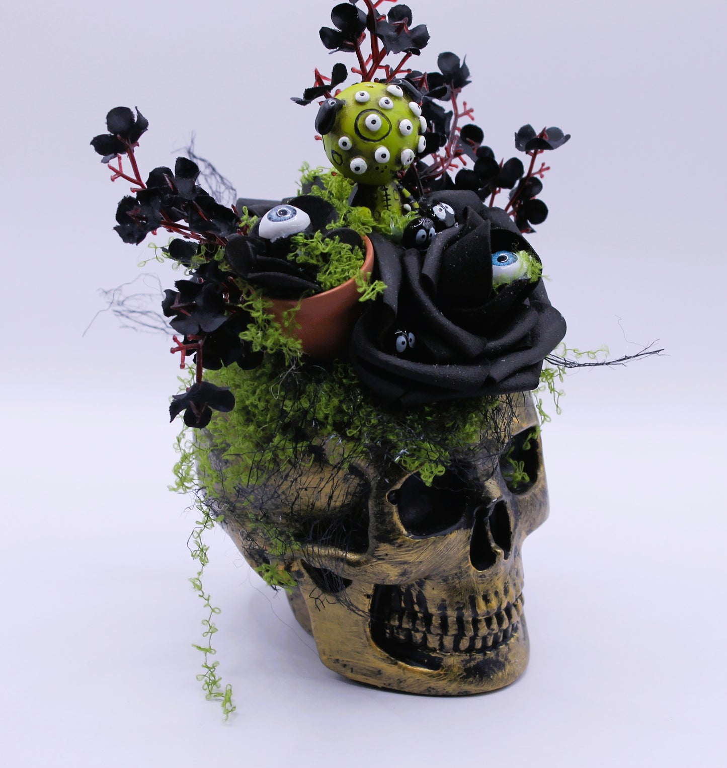 Eyeseed & Thorn Skull Macabre Decor
