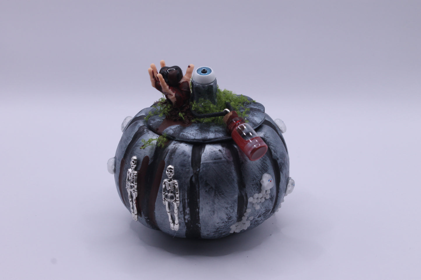Ghoul Ghourd container with glow in the dark ghost