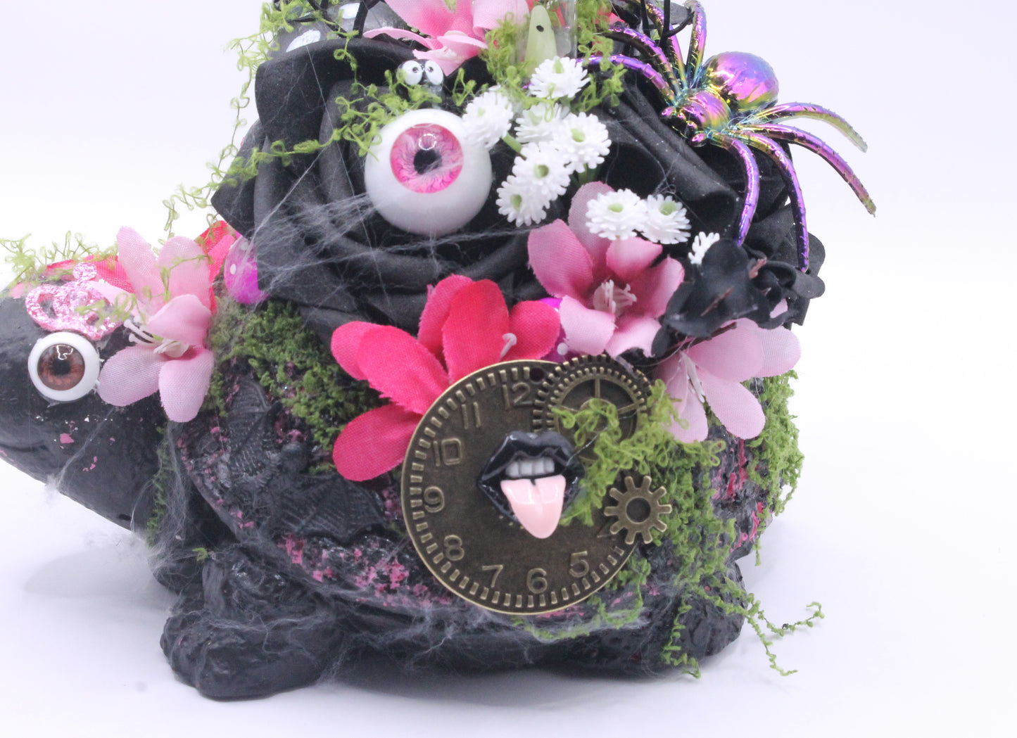 Witching Waddle pink turtle macabre decor