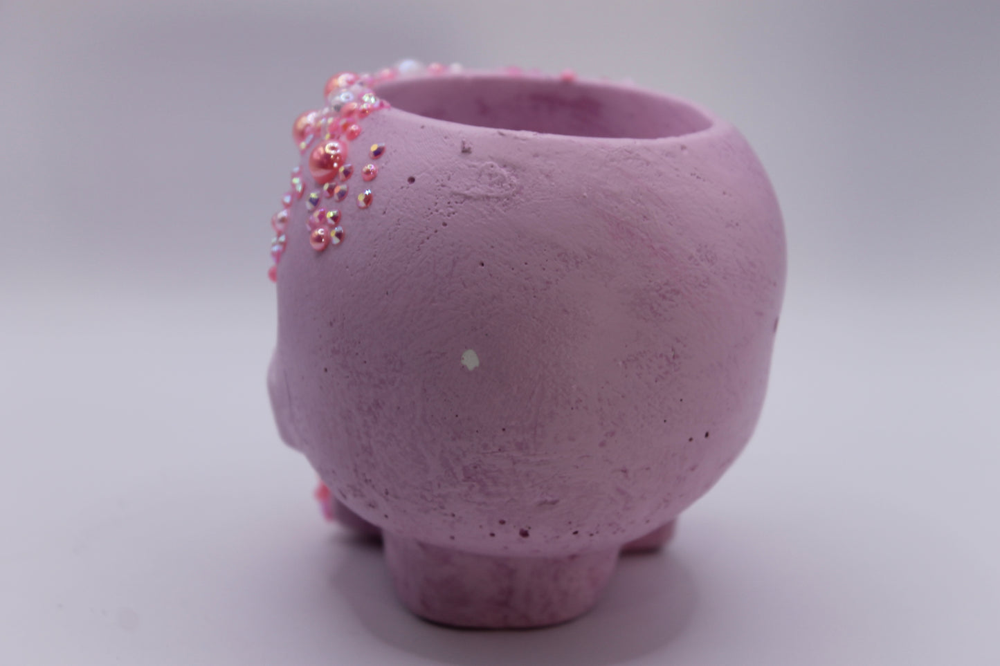 The Glittering Curse Skull Planter