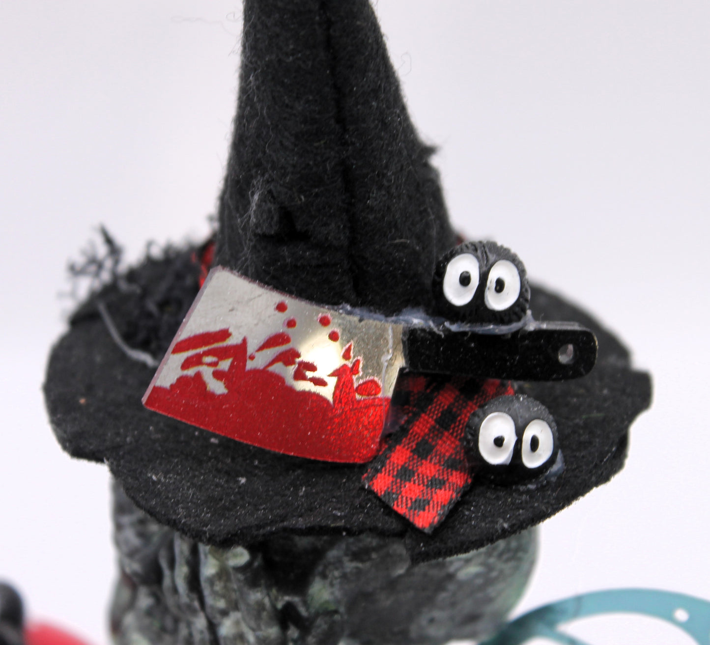 See No Evil Fae Witch Skeleton Decor
