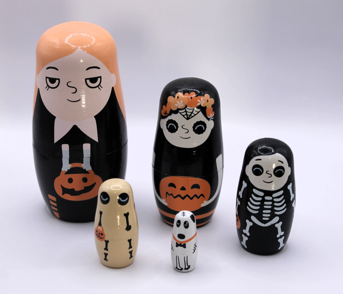 Frightful Friends Family Nesters stack a dolls
