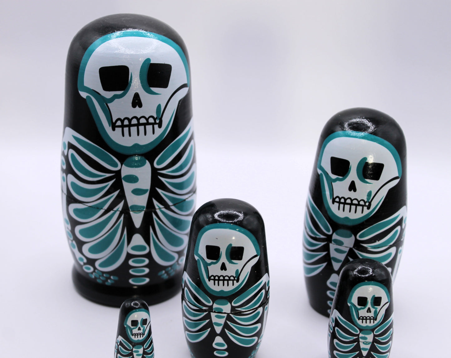 The Ghoulish Gathering Nesters stack a dolls
