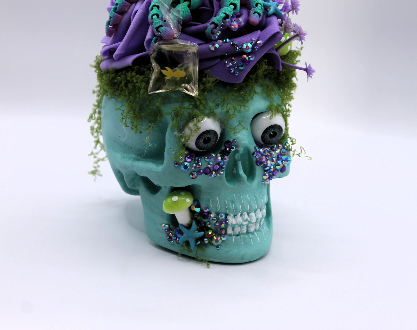 Octoblossom Skull Macabre Decor