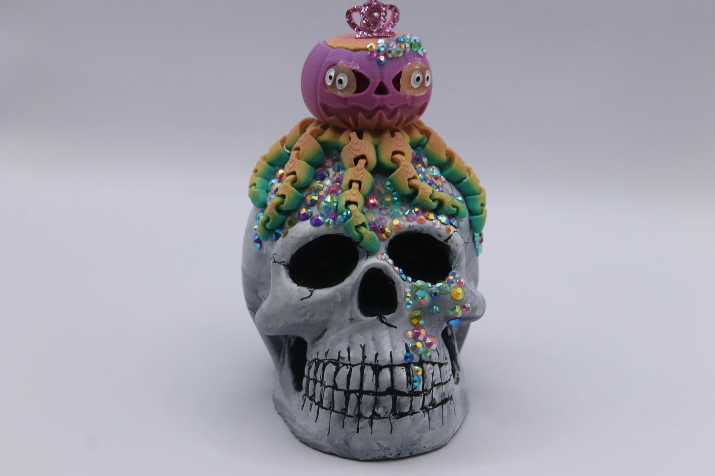 Sweet Rot Bloom skull Decor