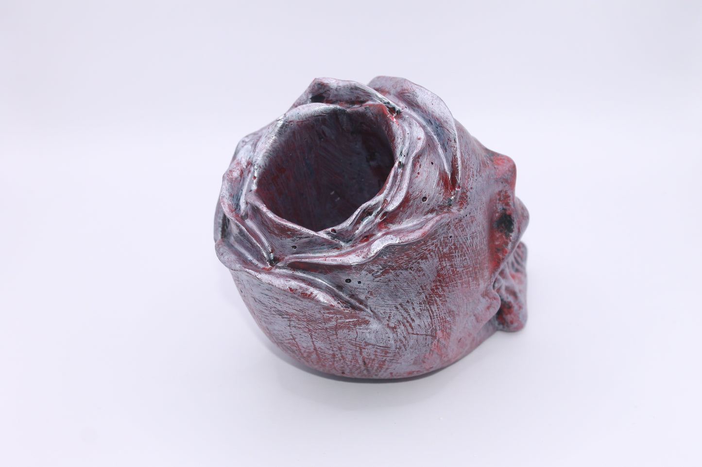 Crimson Curse Dreadful Elegance Skull Planter