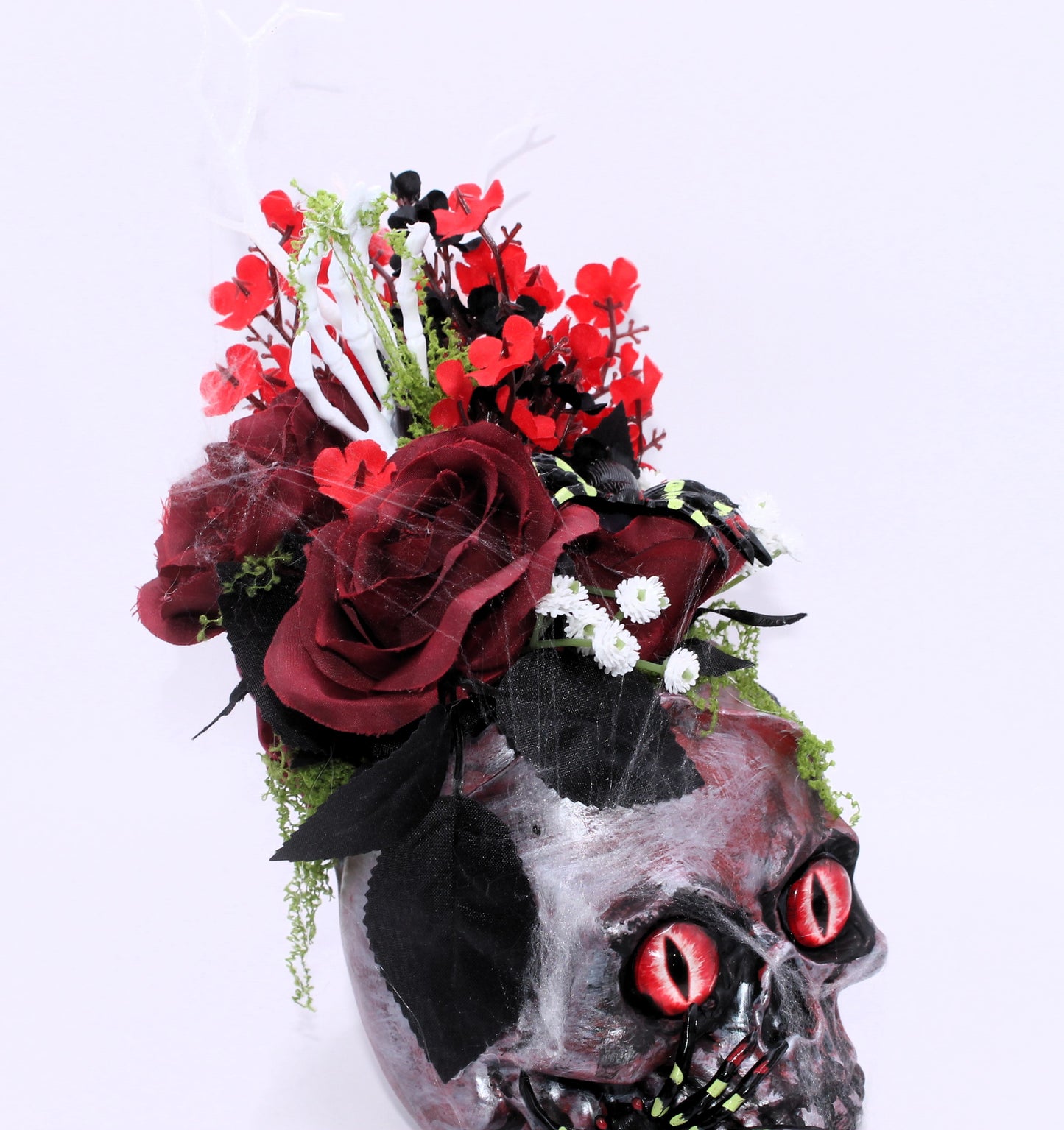 Venom in Bloom Skull Decor