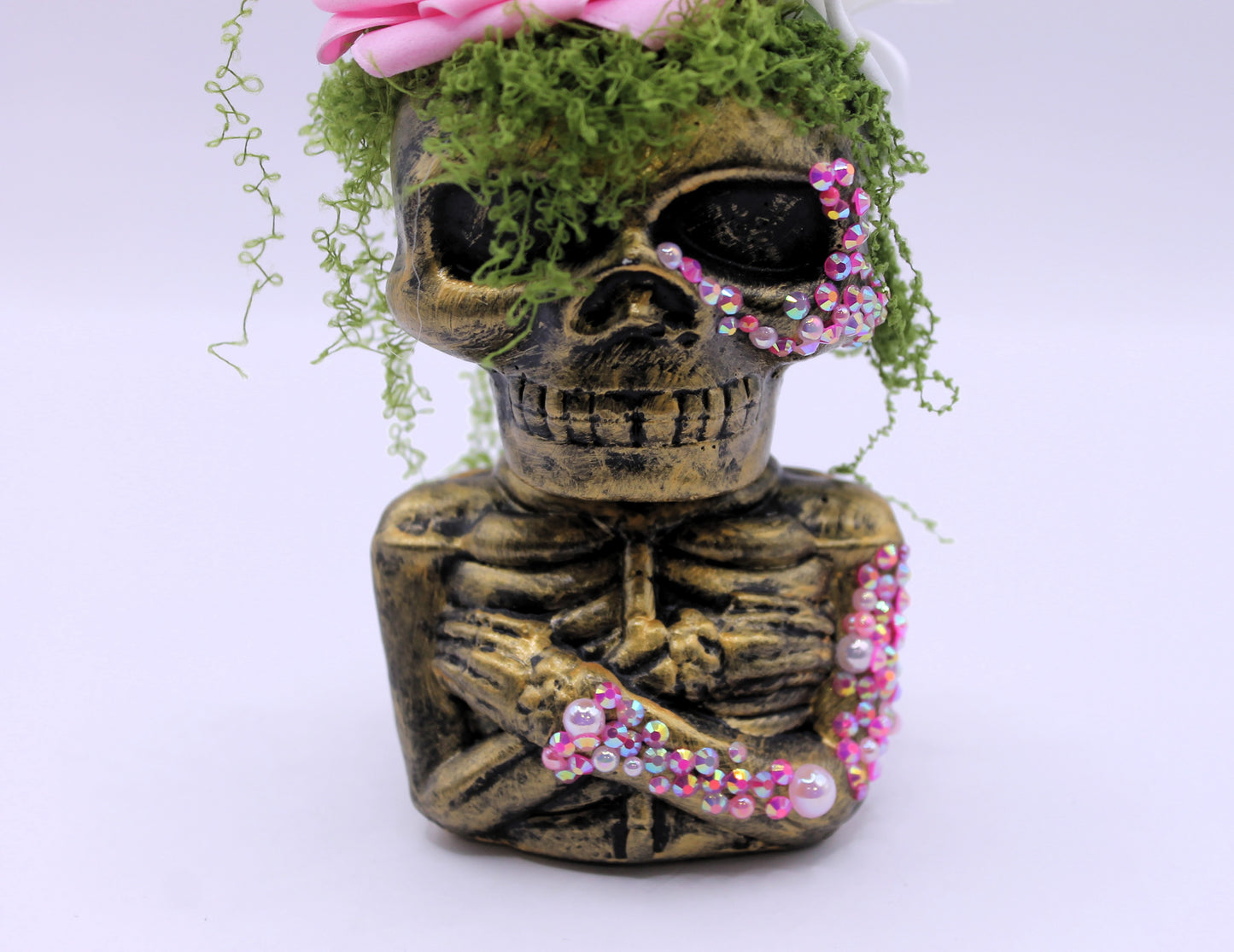 Rotten in Rhinestones soul cage decor