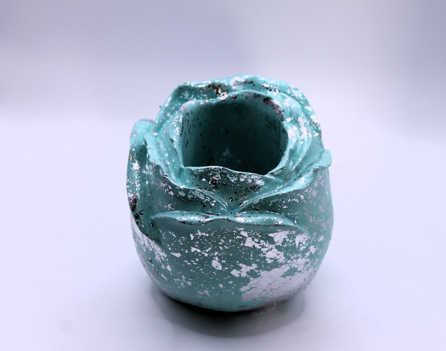 Verdigris Vow Skull Planter