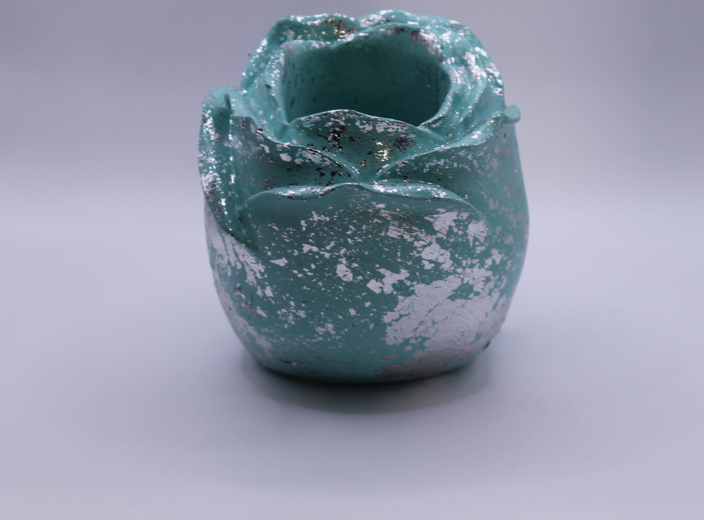 Verdigris Vow Skull Planter