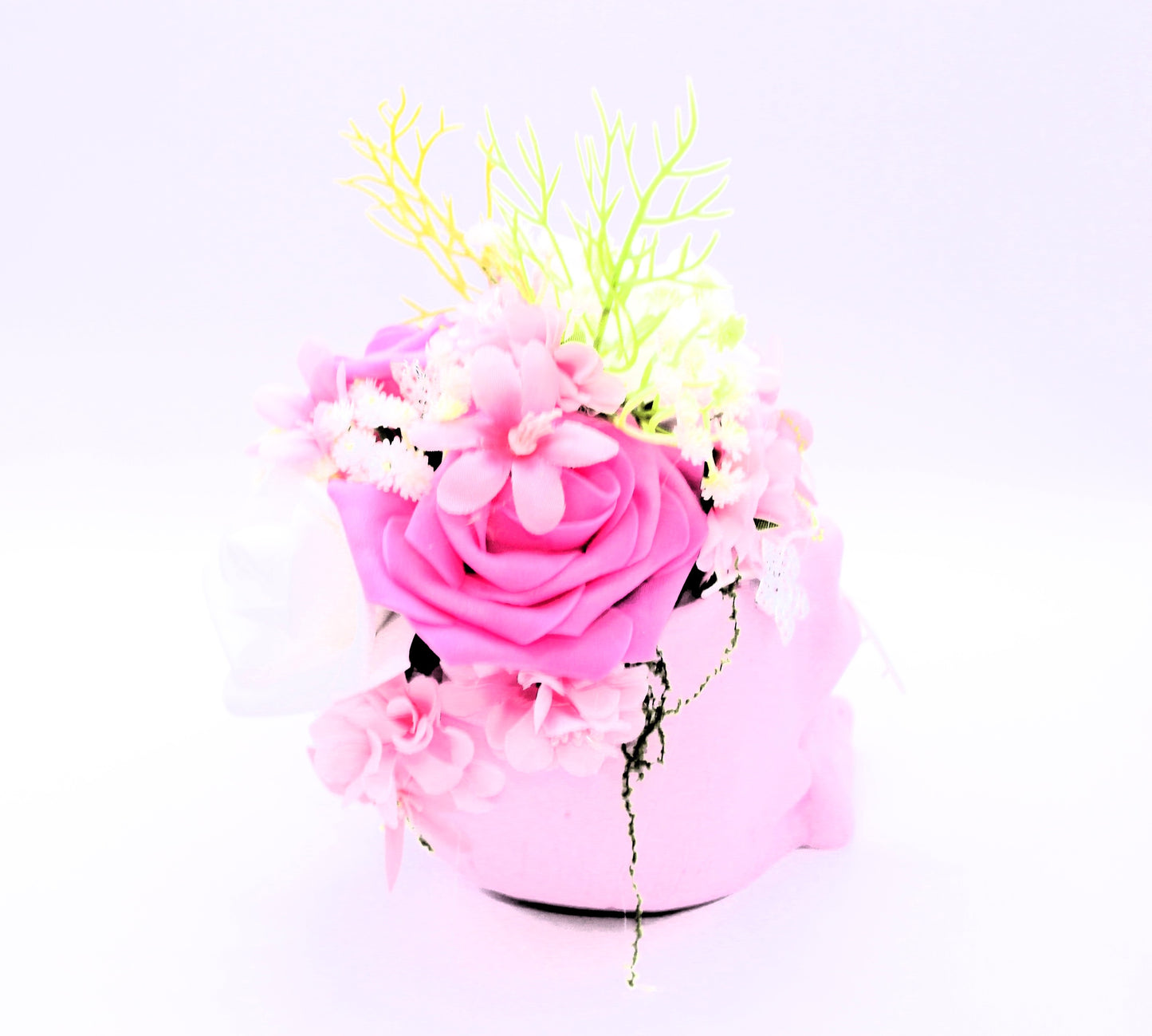 Petals of the Departed Skull Decor