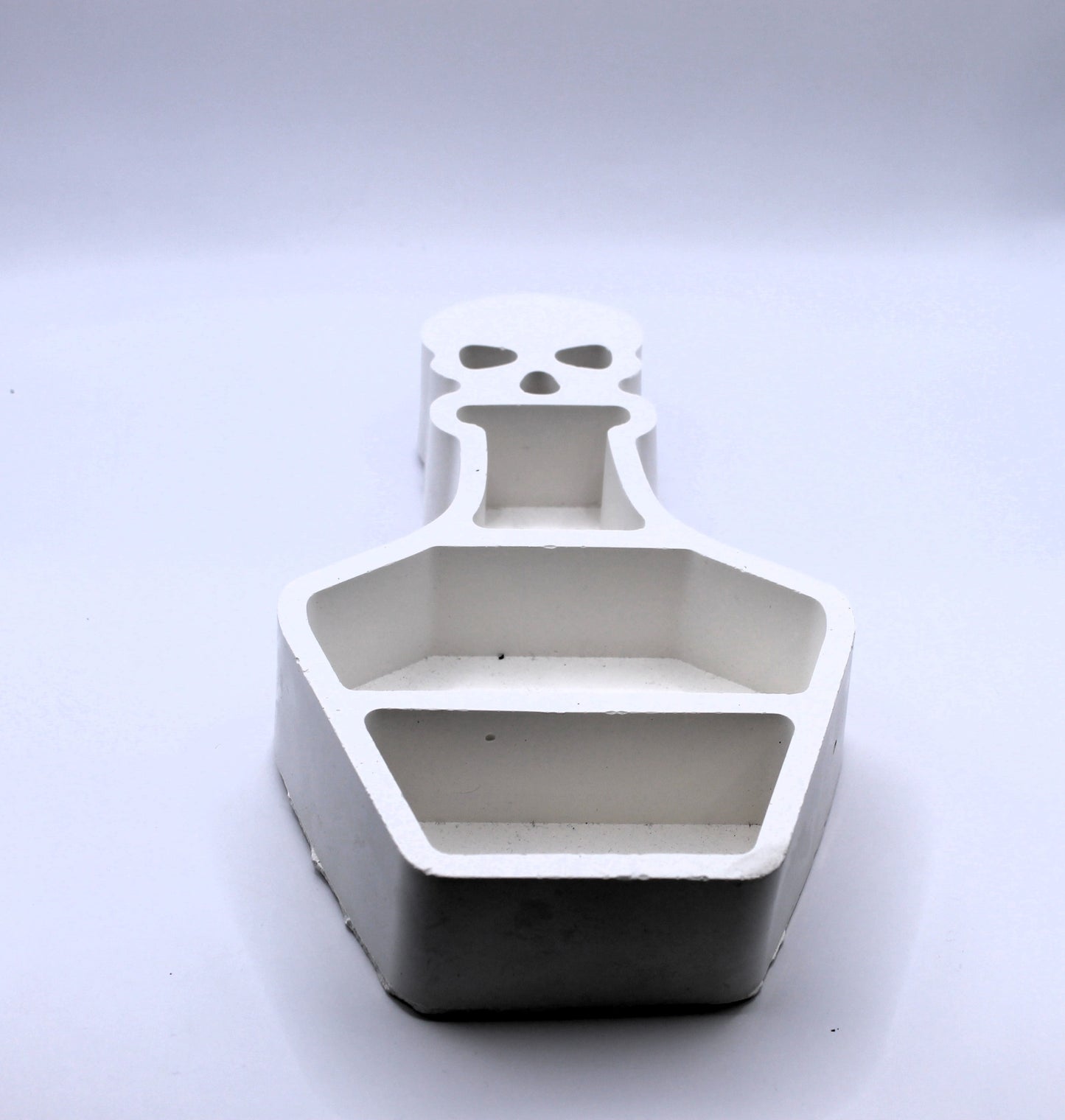 skull potion bottle shelf raw plaster mold
