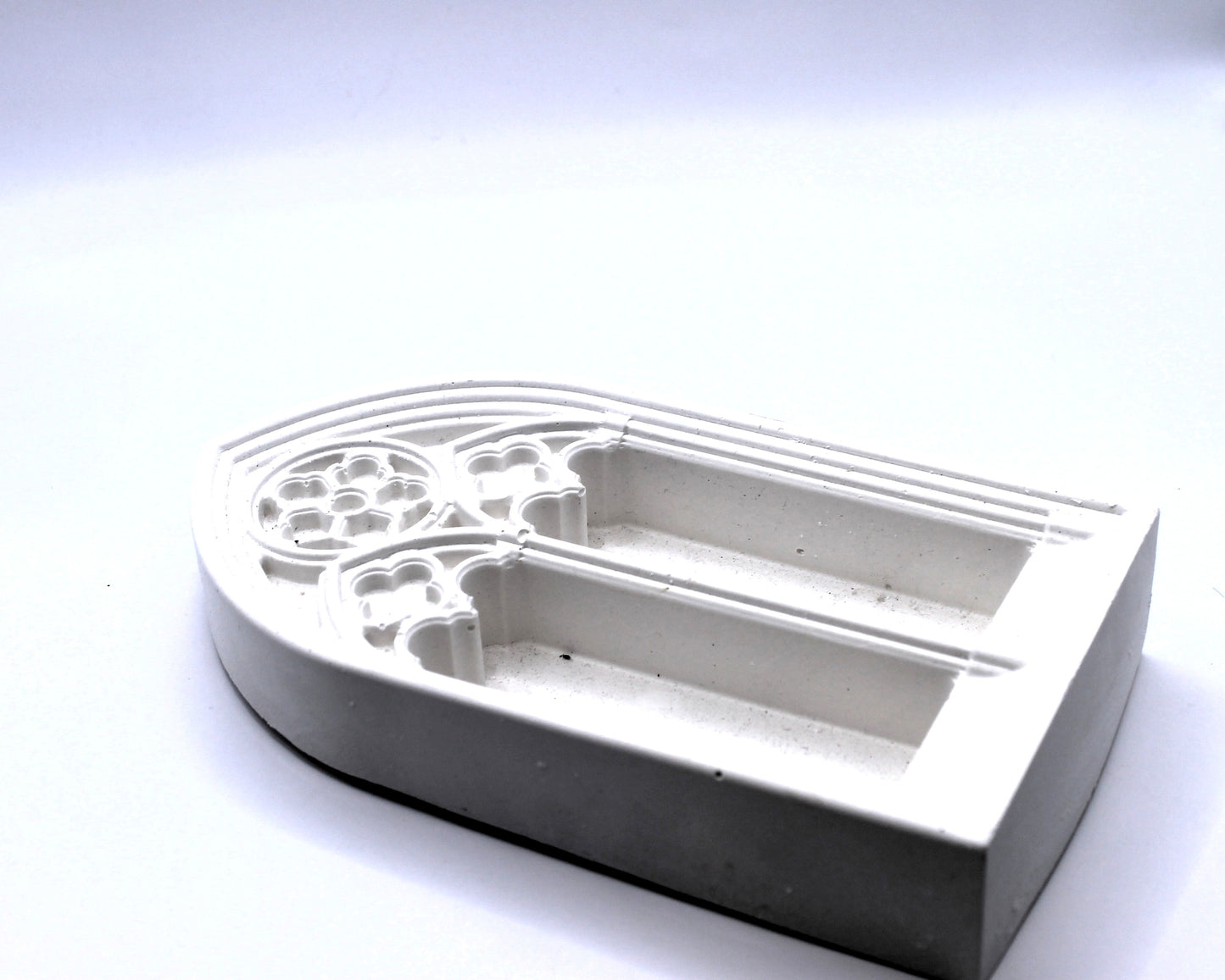 gothic arch window raw plaster mold