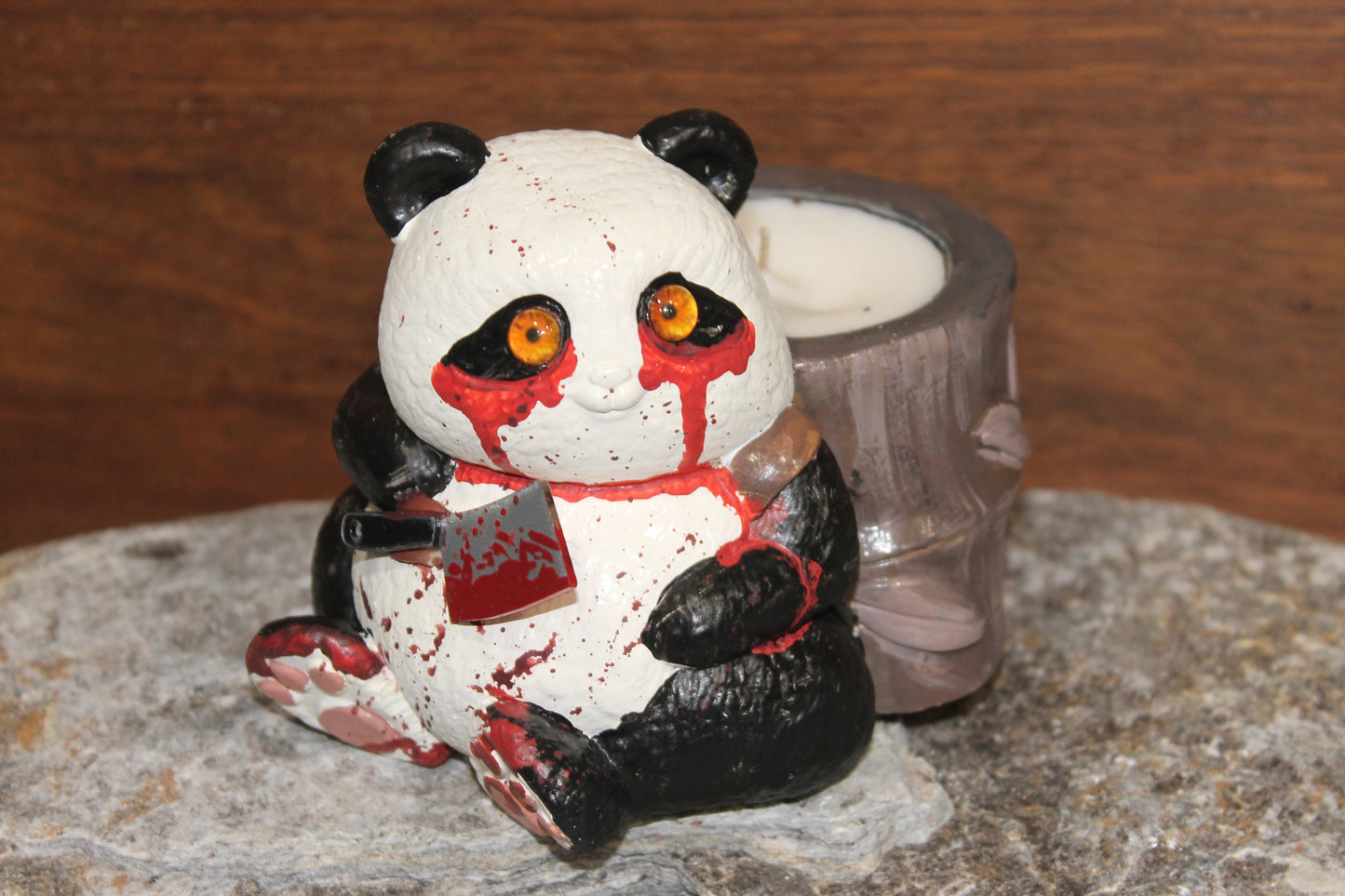 Death's Fury Panda Candle
