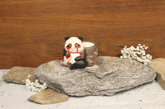 Death's Fury Panda Candle