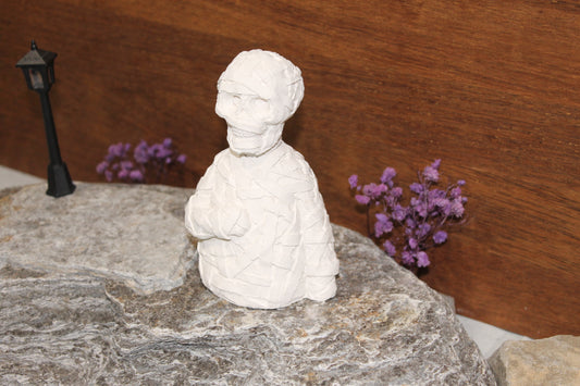 Large Plaster Mummy Statue