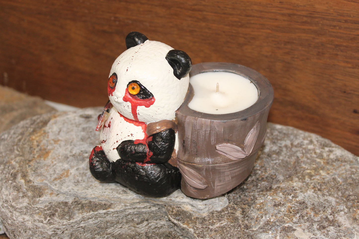 Death's Fury Panda Candle