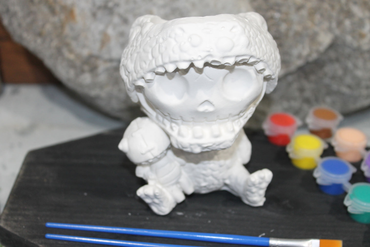Dino-Death plaster mold