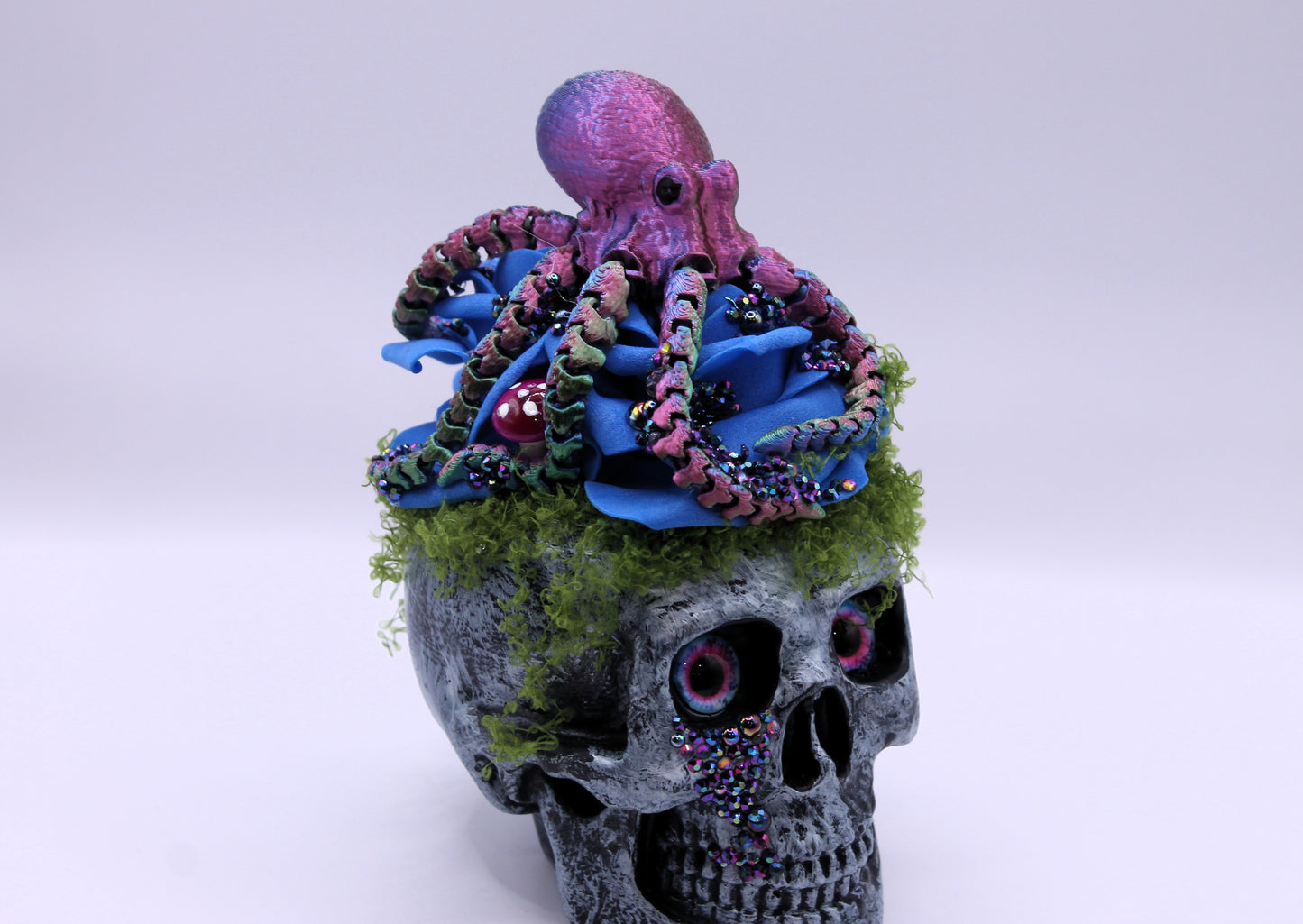 Abyssal Crown with Kraken Original Skull Decor