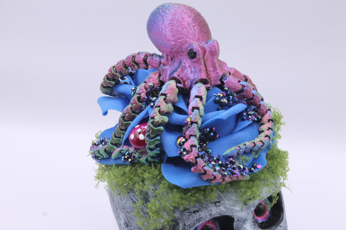 Abyssal Crown with Kraken Original Skull Decor
