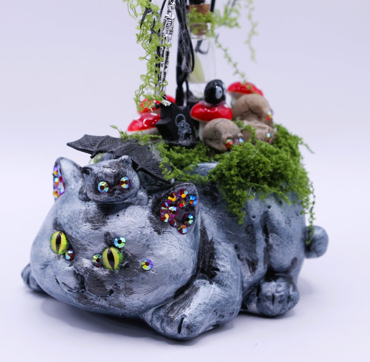 The Cursed Burrow cat macabre decor