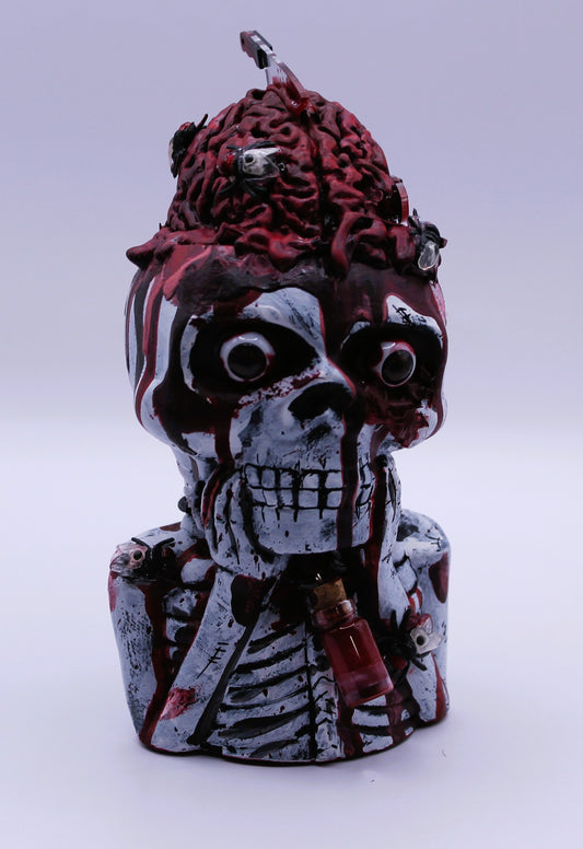 The Bleeding Thinker Horror Skeleton