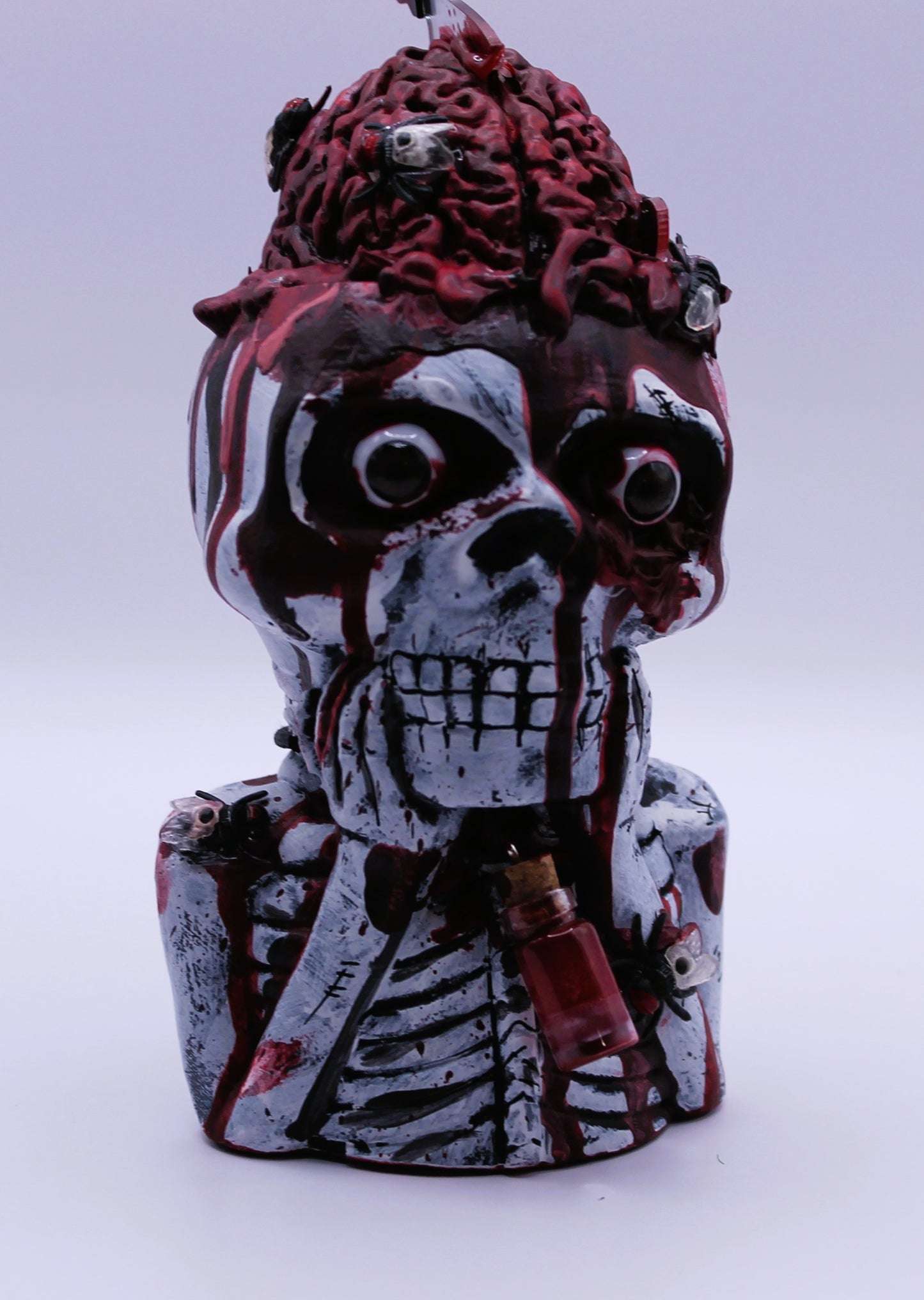 The Bleeding Thinker Horror Skeleton
