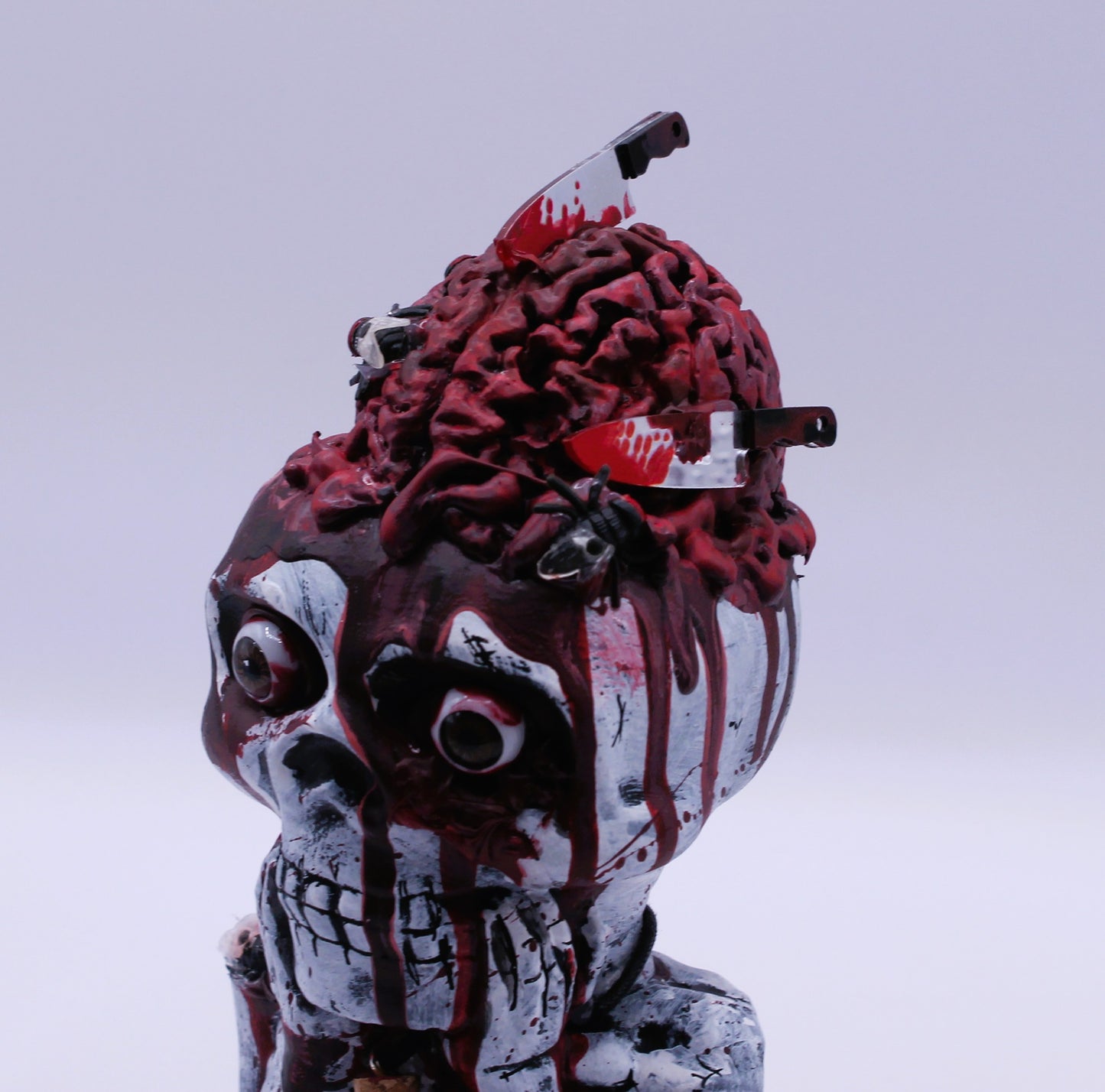 The Bleeding Thinker Horror Skeleton