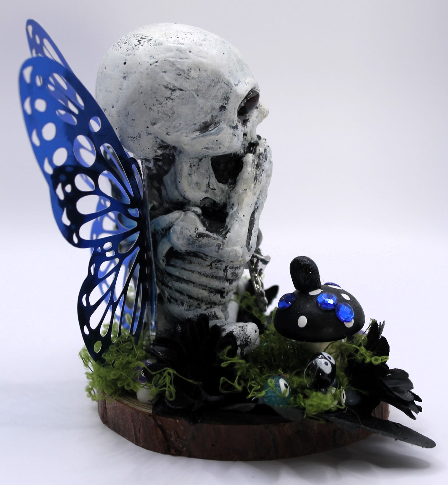 Speak No Evil Fae Skeleton Decor