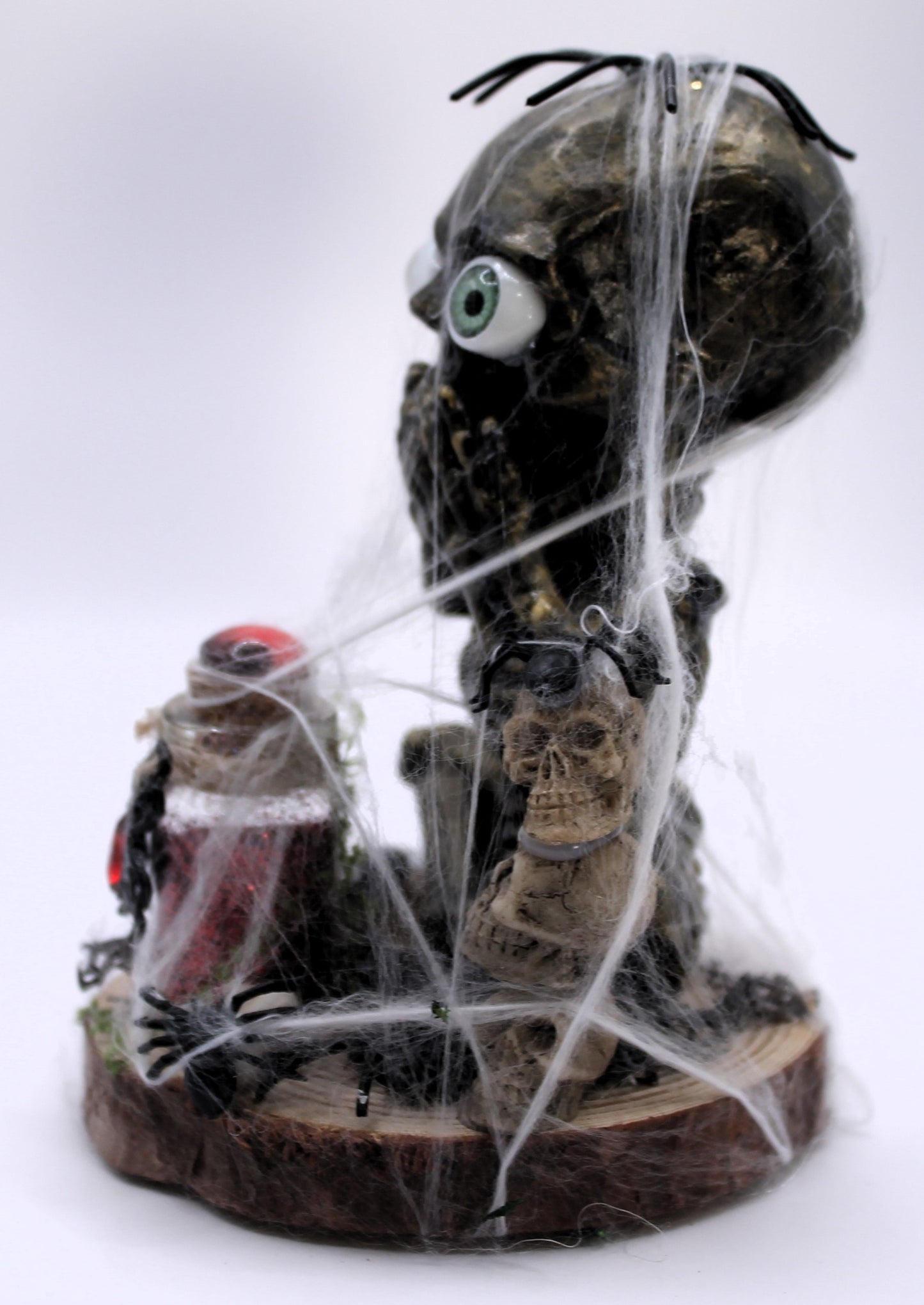 Speak No Evil Mummy Skeleton Decor