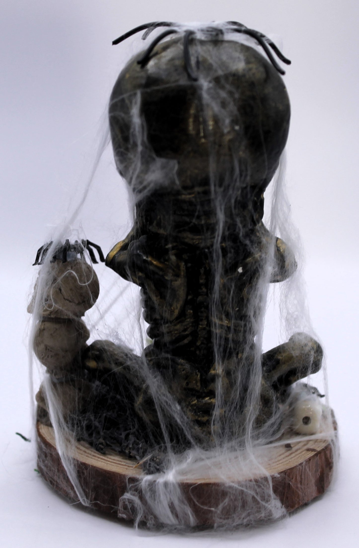 Speak No Evil Mummy Skeleton Decor