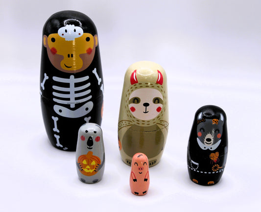 Spook & Snuggle Nesters stack a dolls