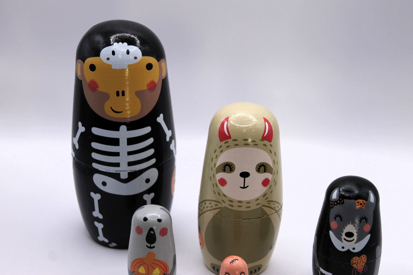 Spook & Snuggle Nesters stack a dolls