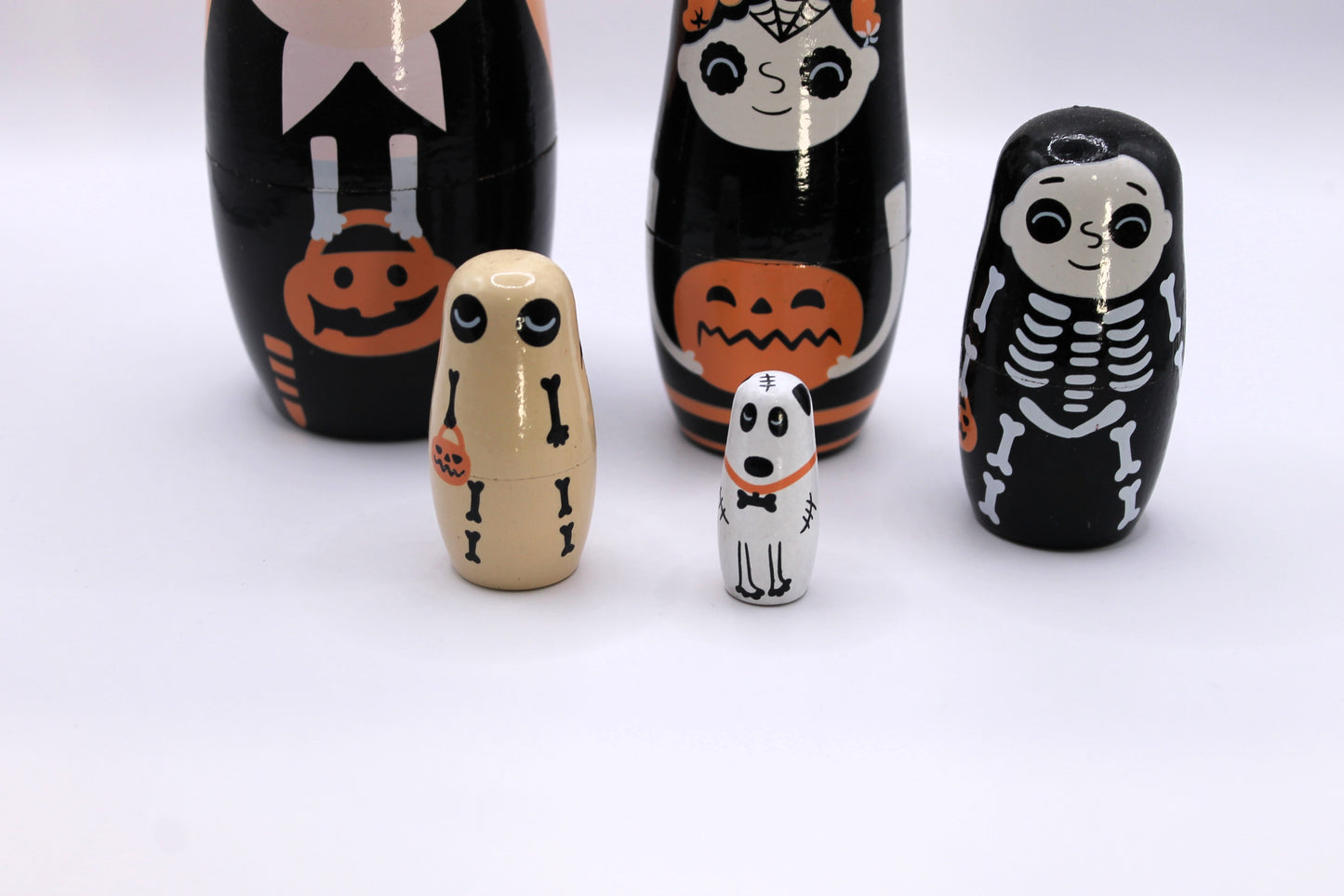 Frightful Friends Family Nesters stack a dolls