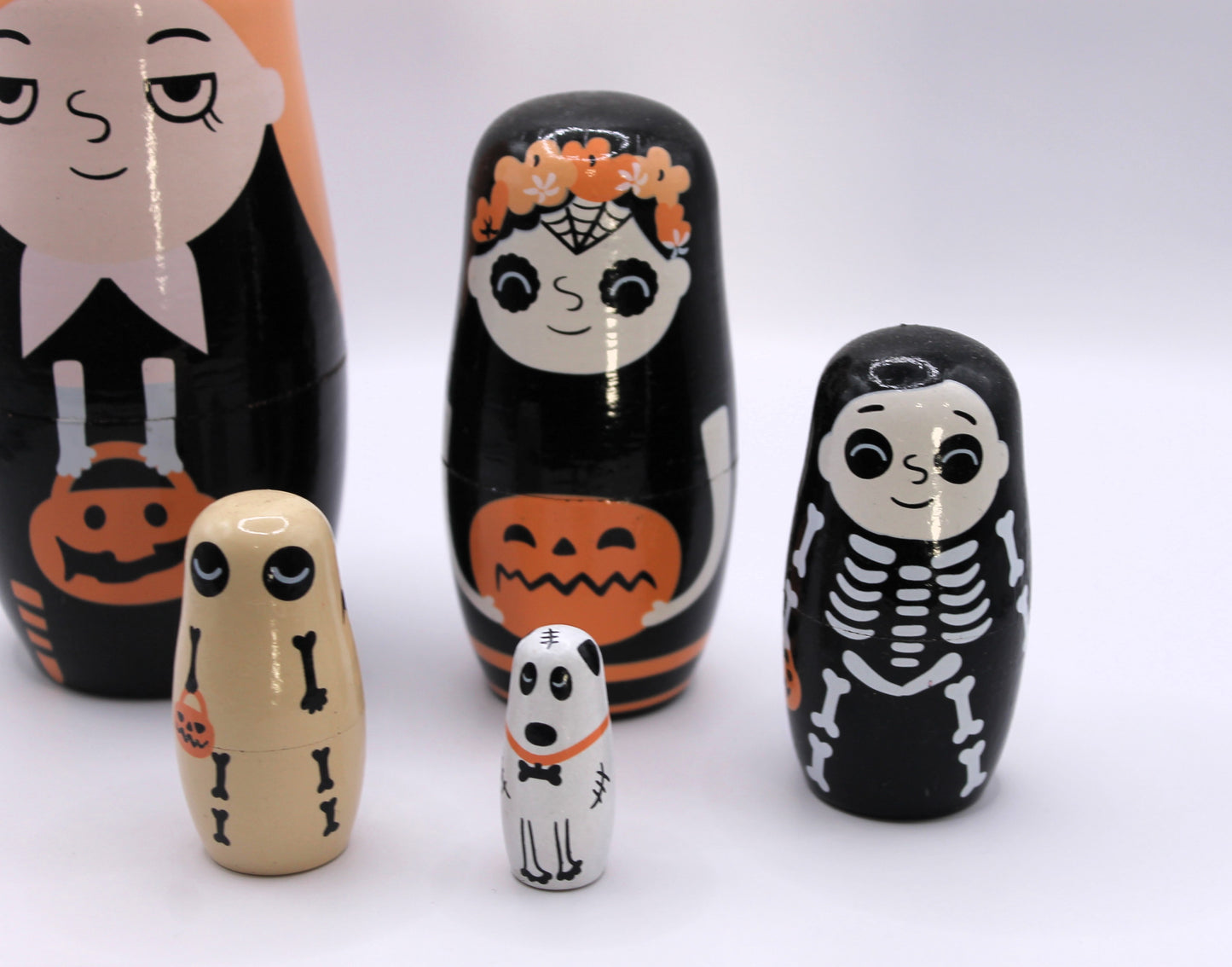 Frightful Friends Family Nesters stack a dolls