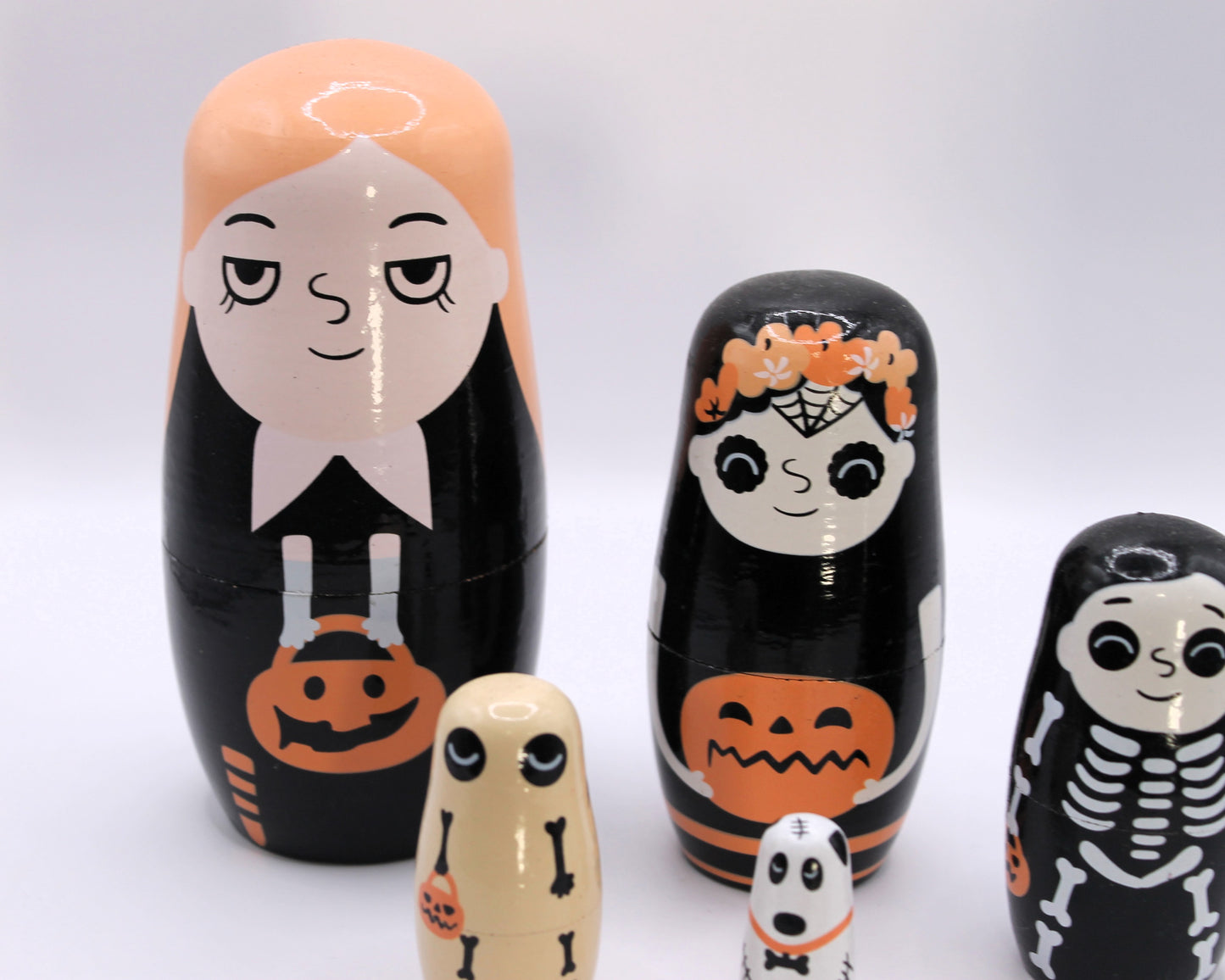 Frightful Friends Family Nesters stack a dolls