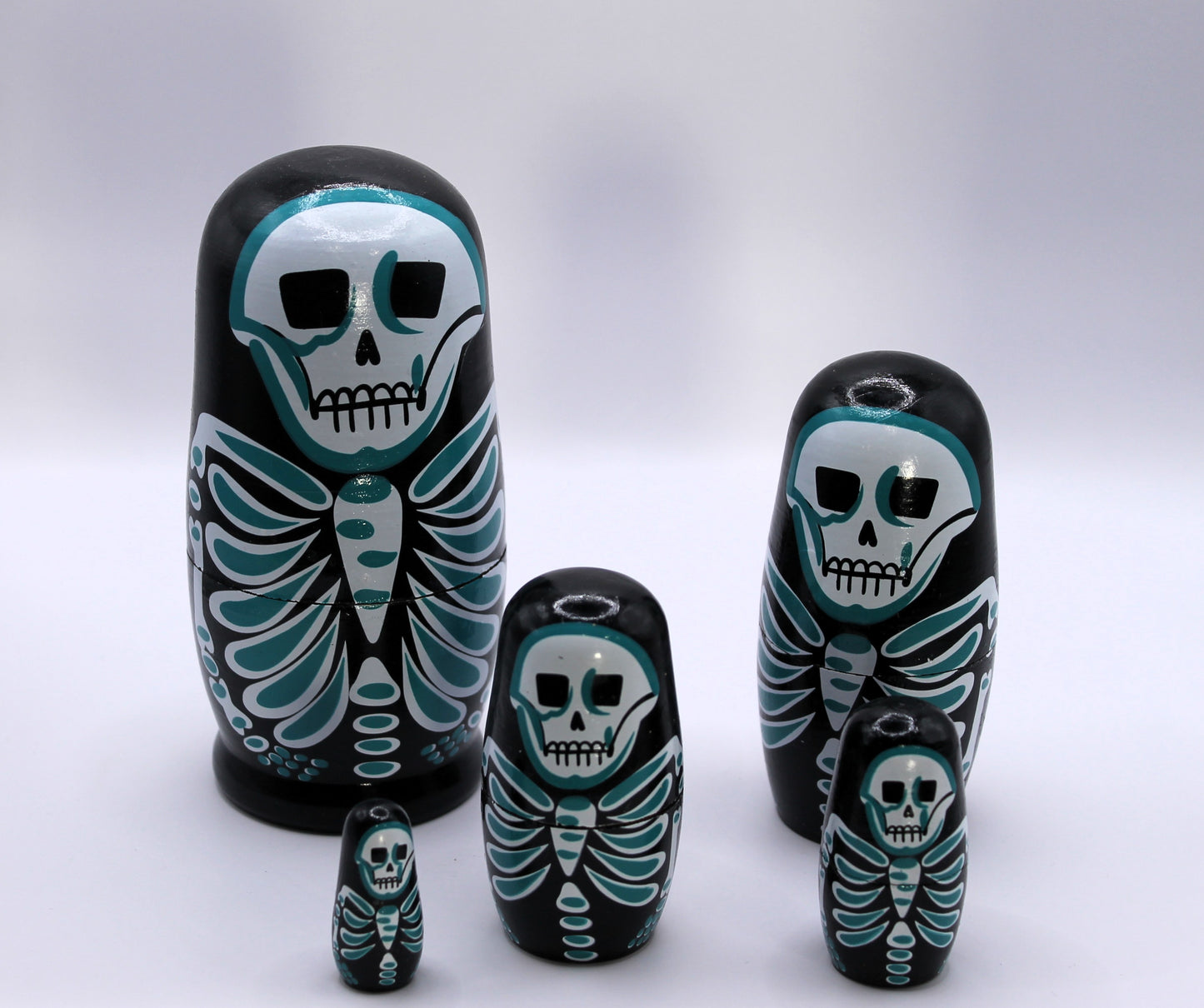The Ghoulish Gathering Nesters stack a dolls