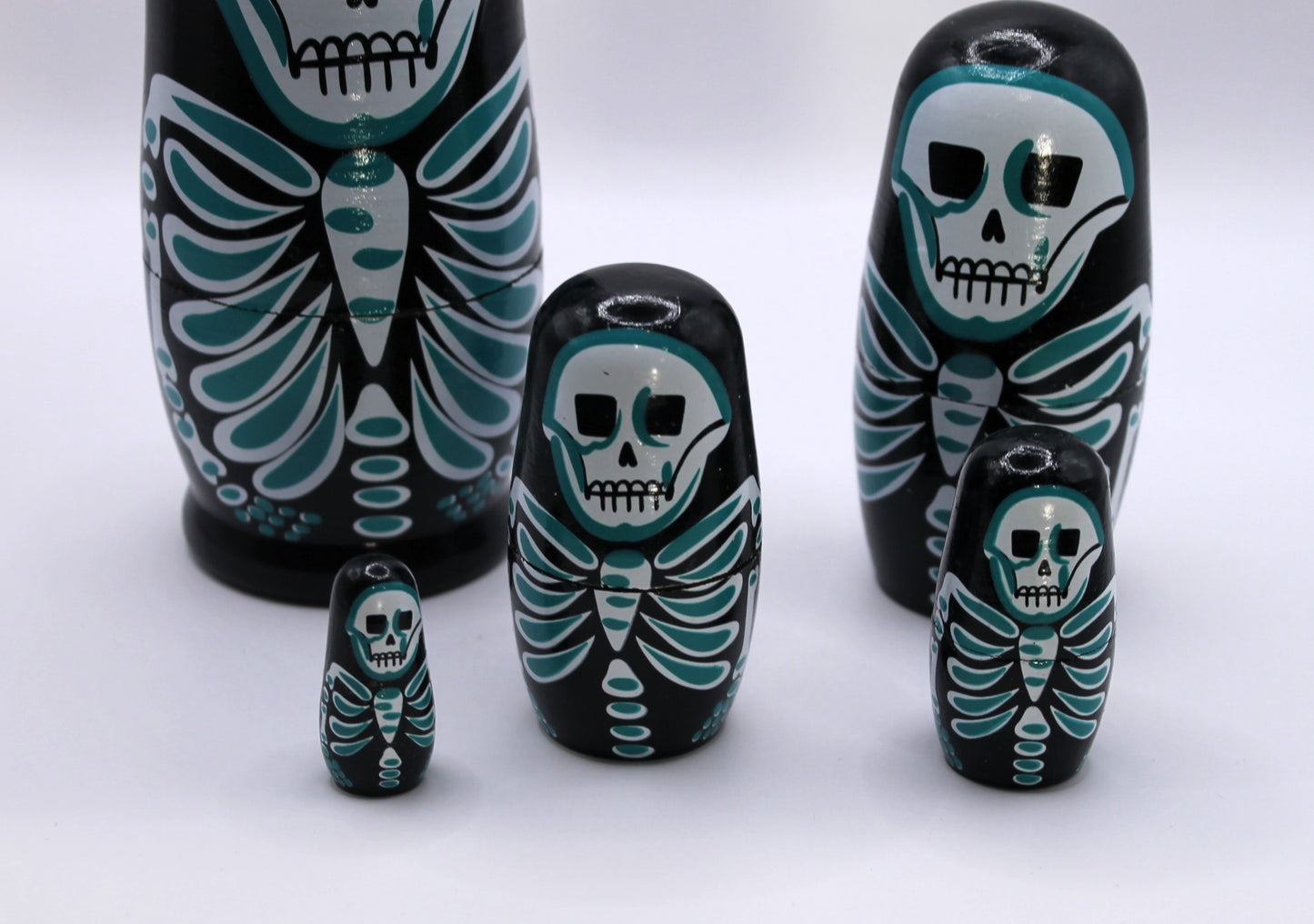 The Ghoulish Gathering Nesters stack a dolls