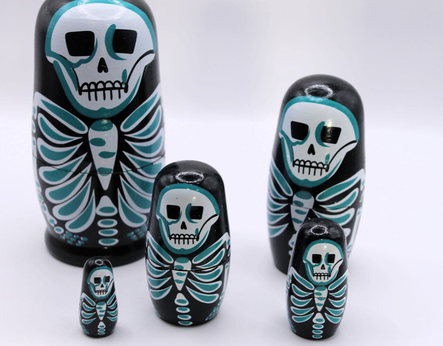 The Ghoulish Gathering Nesters stack a dolls