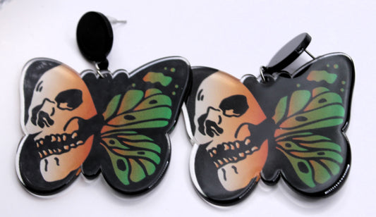Green Skeleton Butterfly