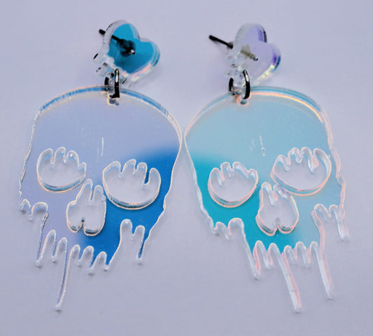 Translucent Dripping Skull