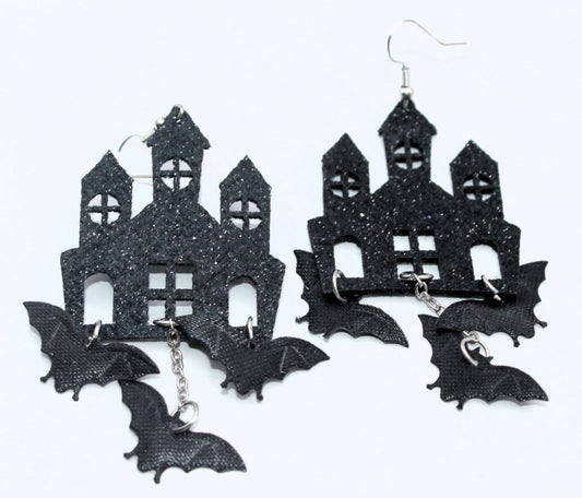 Haunted House with Bats