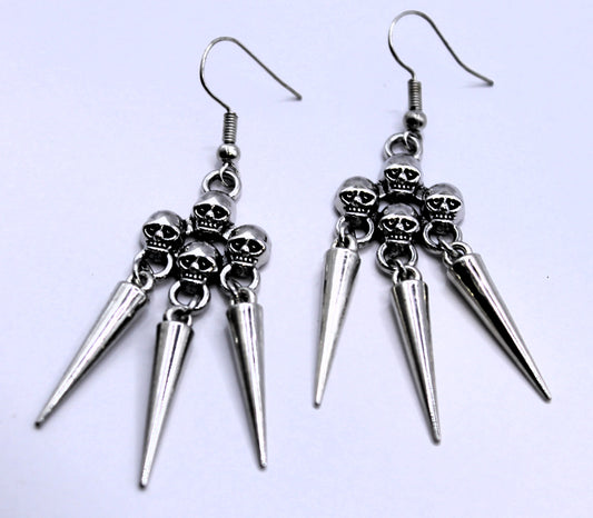 Skulls with Spikes