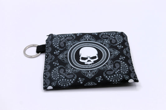Tiny Tomb Tote material coin purse