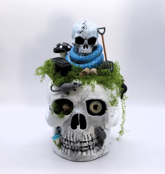 Gravedigger's Watch Skull Decor