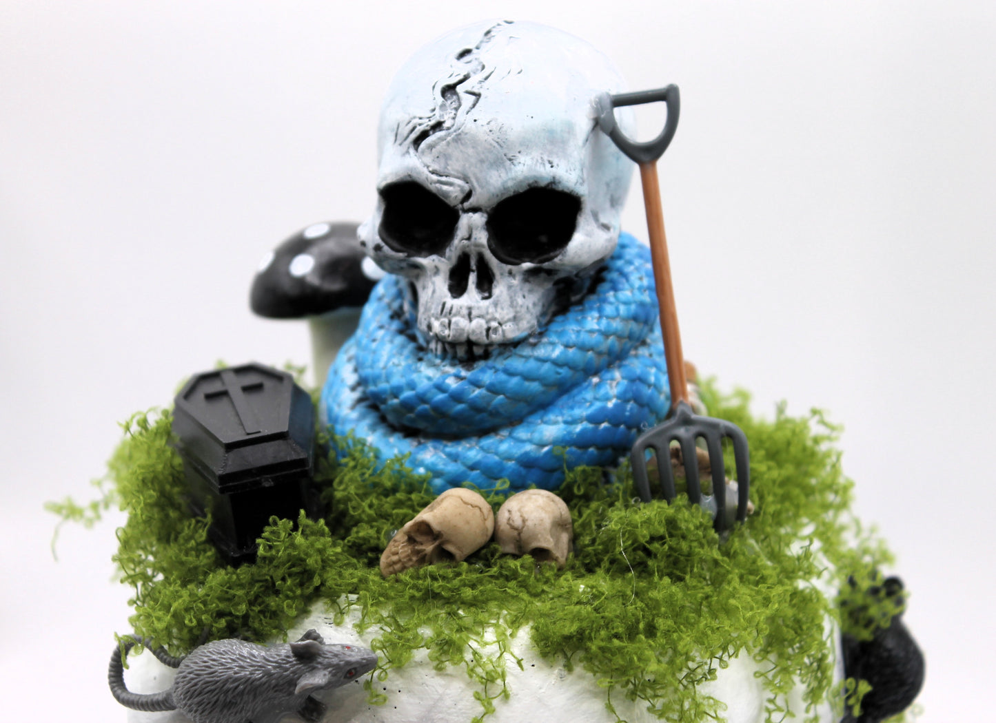 Gravedigger's Watch Skull Decor
