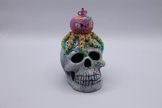 Sweet Rot Bloom skull Decor