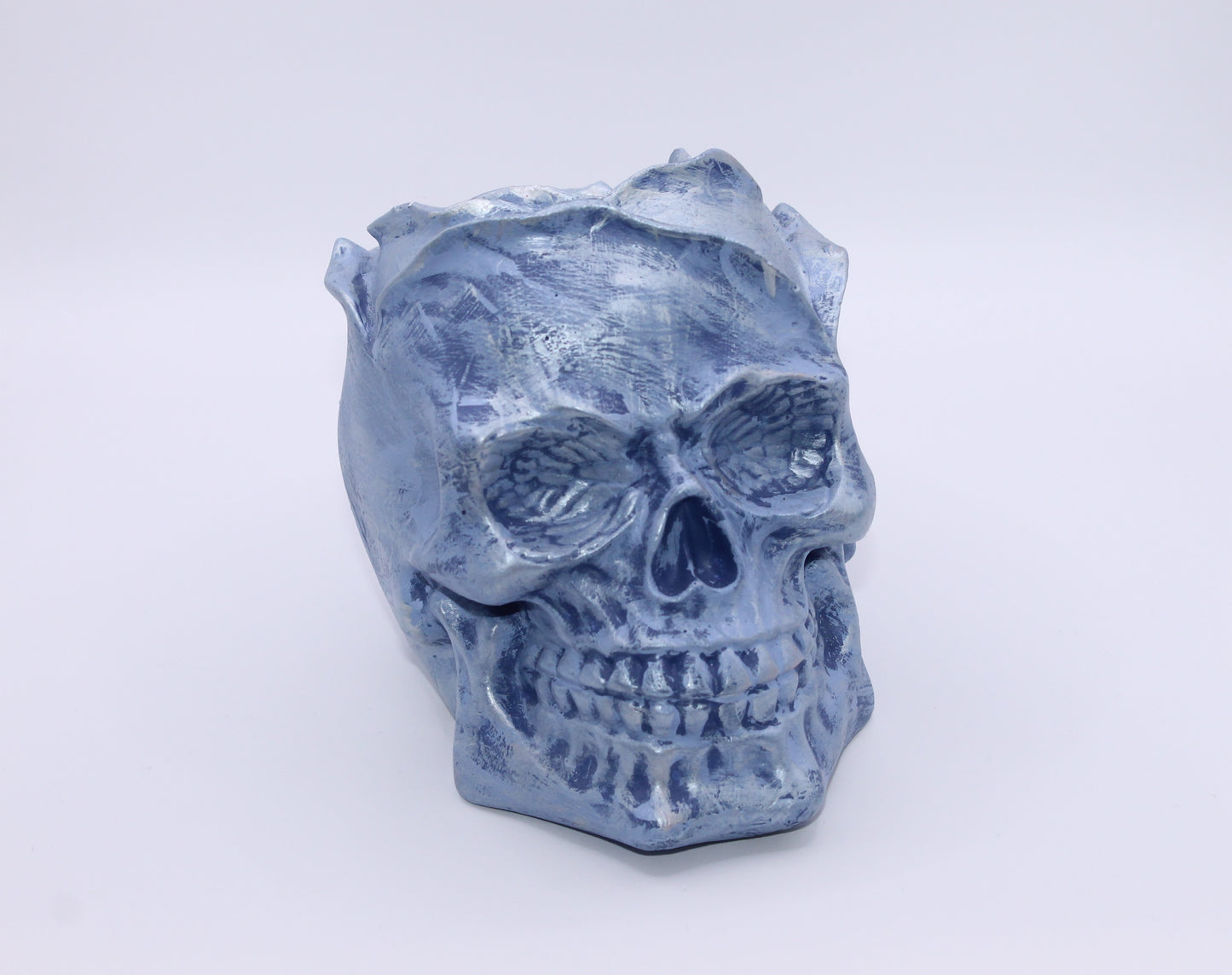 Lilac Chill Dreadful Elegance Skull Planter